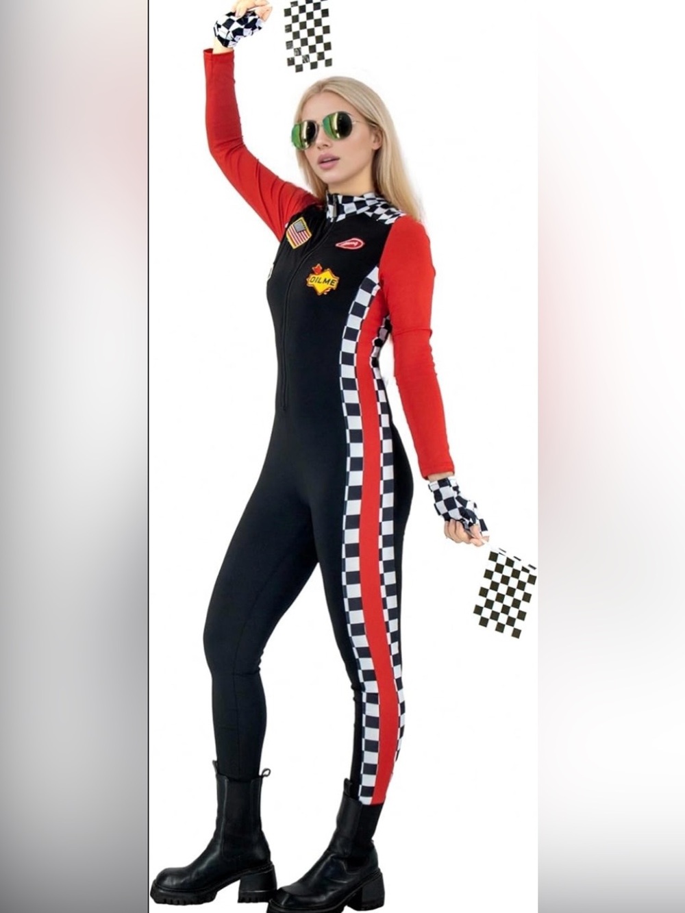 Spirit Halloween Women’s Race Car Driver Costume